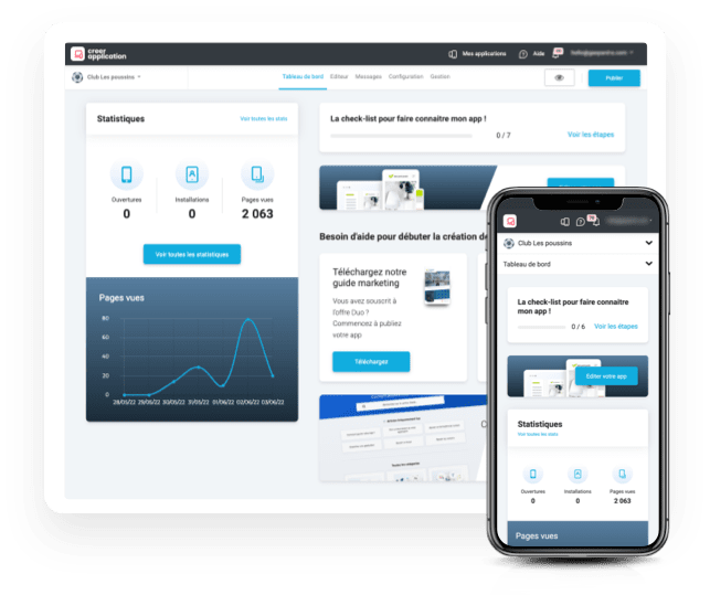 Sites web & plateformes digitales